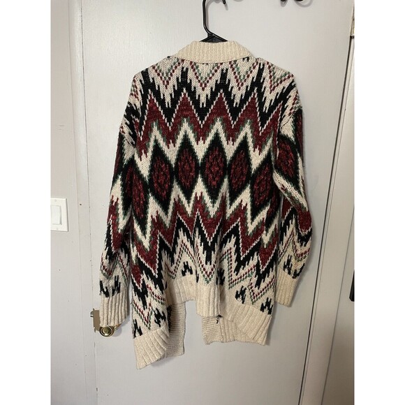 Mossimo Supply Co Chunky XL Cardigan Sweater - Cool Western Pattern - Picture 4 of 4